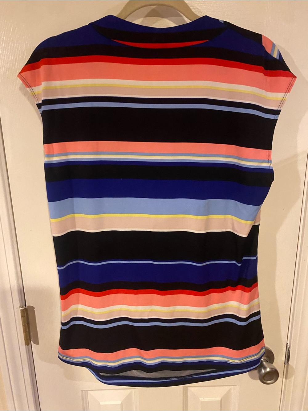 Worthington Multicolor Striped Cowl Neck Blouse - Picture 4 of 4